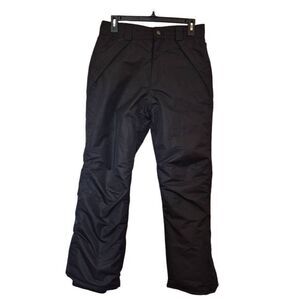 Sportcaster Men's Black Insulated Snow Pants